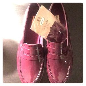 HUNTER original penny loafers Martian Red BRANDNEW